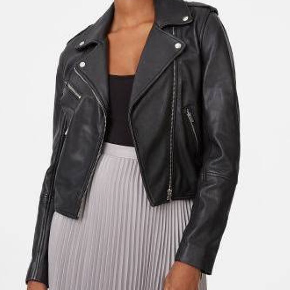 Club Monaco Graceland Leather Jacket 